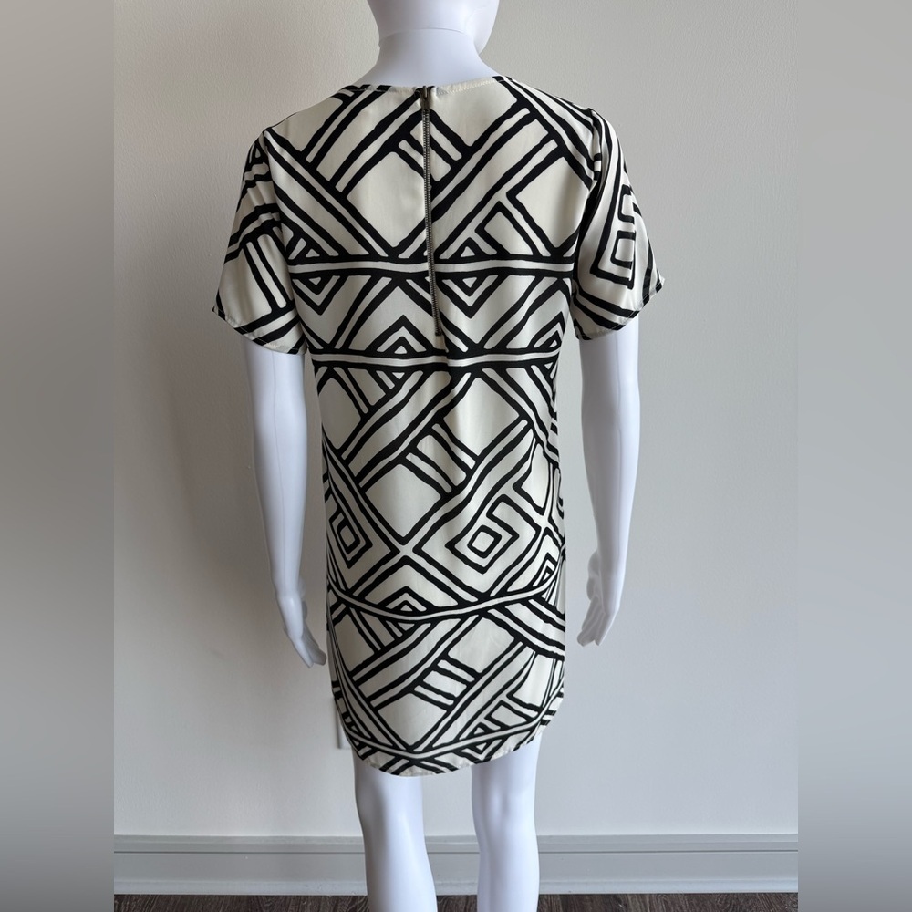 Black and White Geometric Pattern Dress - Picture 5 of 7